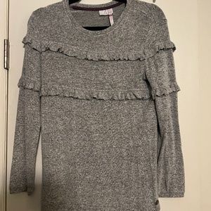 Matilda Jane 435 Tween gray sweater VGUC size 12